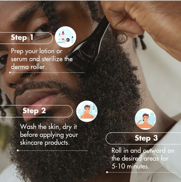 Derma Roller for Face Hair - Picture 3 of 5